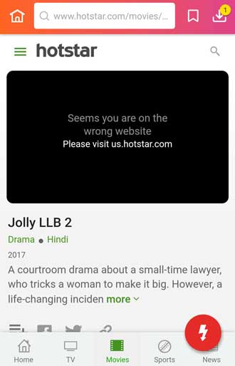 jolly llb 2 hotstar