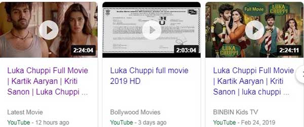 Watch Luka Chuppi Movie Online Free